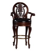 Деревянный барный стул со спинкой Niagara Bar Stool