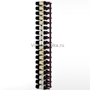 Винный стеллаж настенный на 36 бутылок 2x18